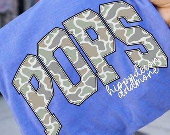 Camo Pops PNG Daddy Papa PawPaw Uncle Brother Dada Grandpa PNG Camouflage Fathers Day PNG Camo Dad Pops