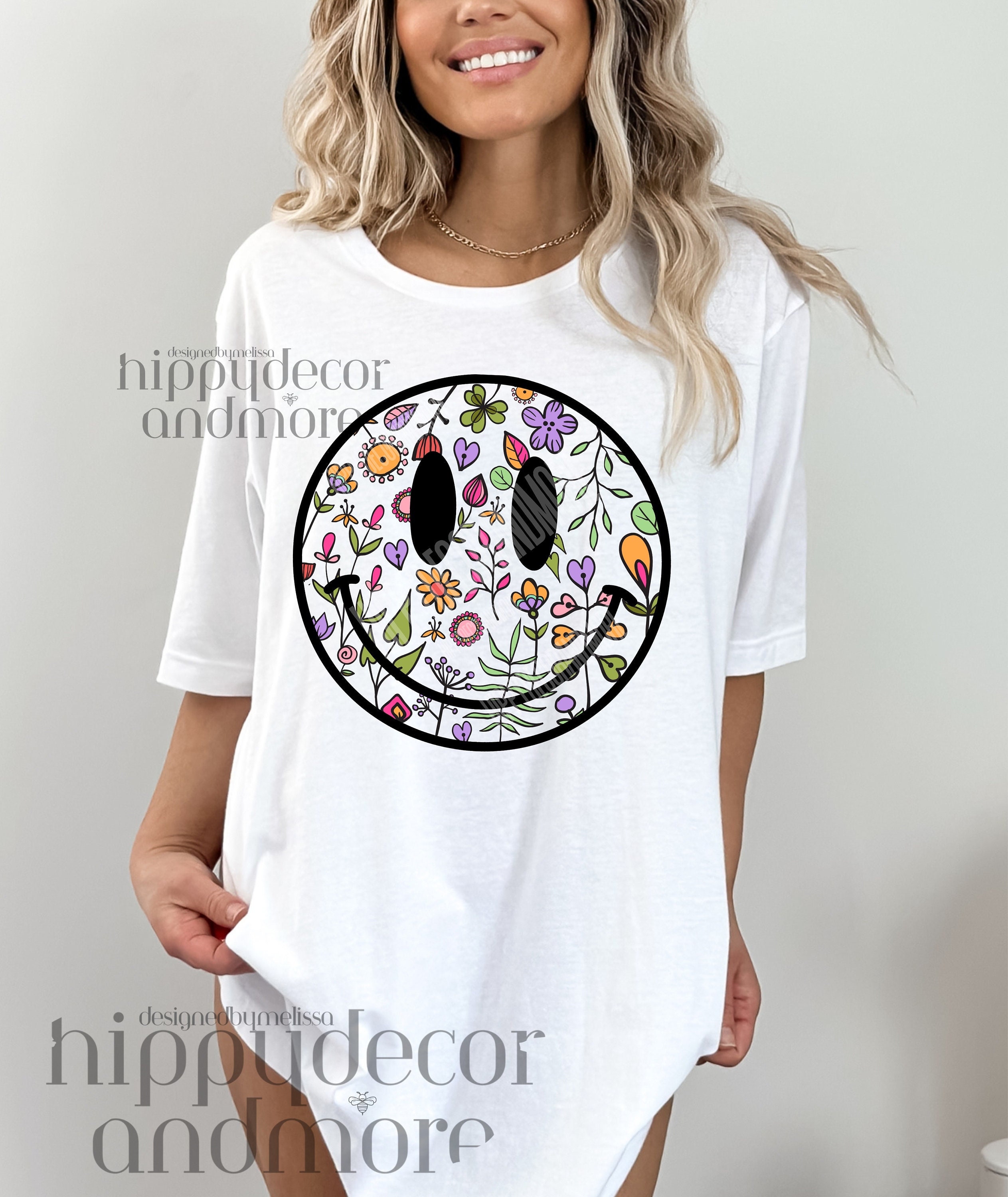 Boho Smiley Face PNG Bohemian Smiley Face Smiley Transfer Design Smiley ...