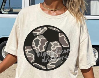Camo PNG Camo Soccer Ball PNG Camouflage Soccer PNG Soccer Mama Png Camo Shirt Sublimation Dtf Design