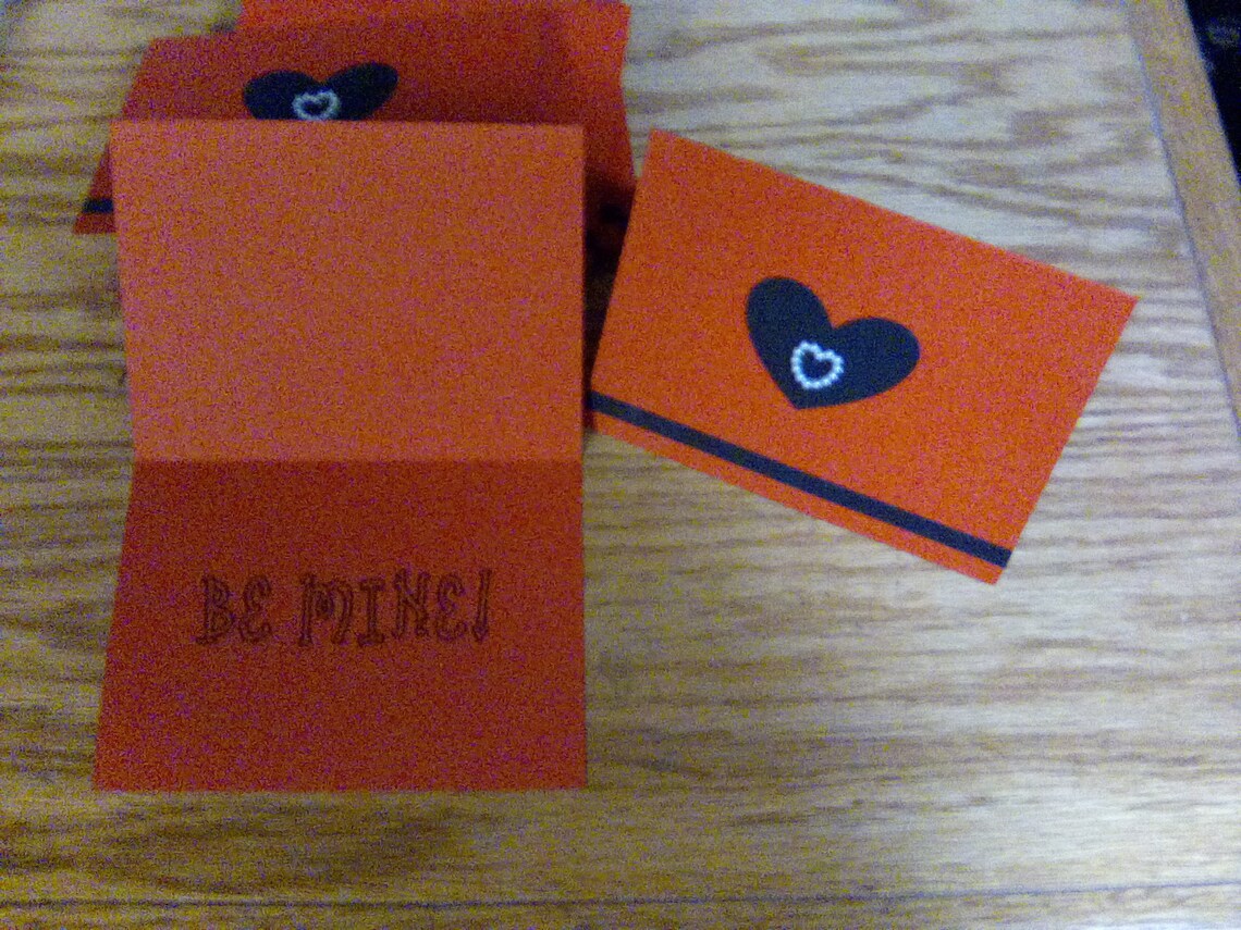 Items similar to valentine's day card, valentine's day, heart valentine Valentine Card 3 Valentine's Day Line colors available | Etsy