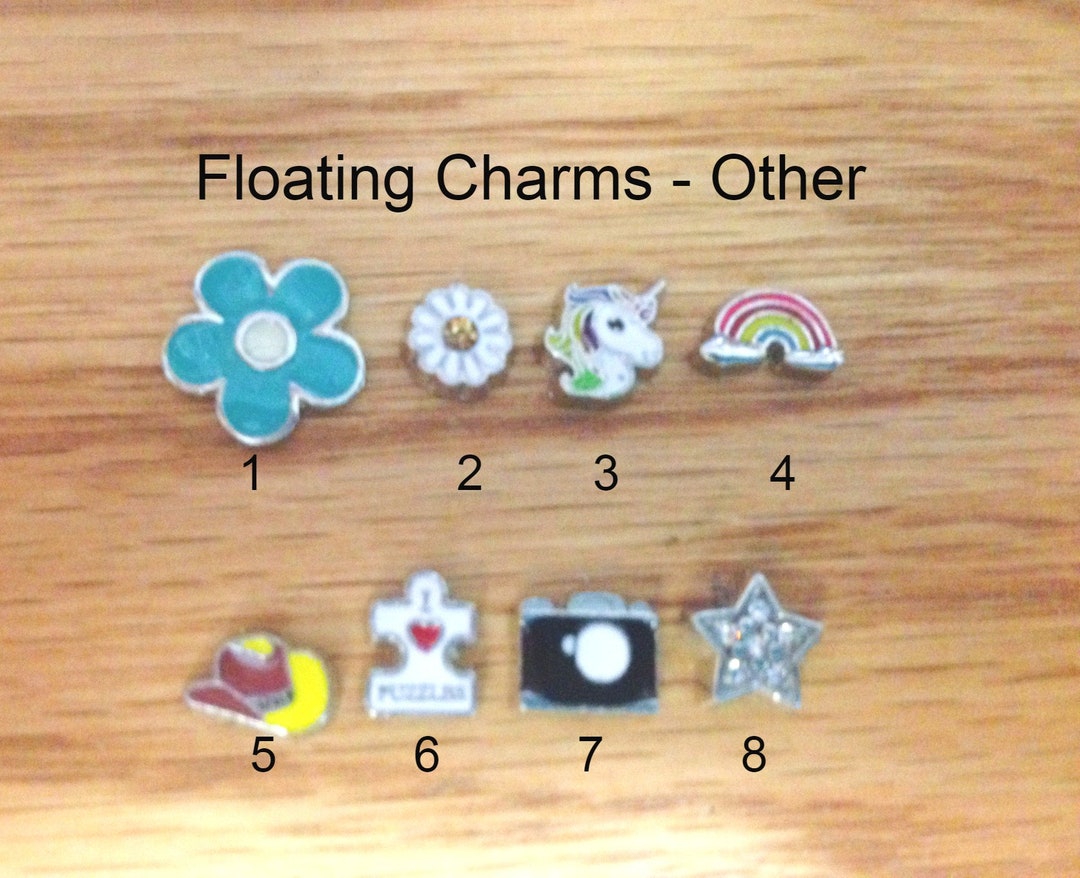 Unicorn Floating Charms and Nature Floating Charms - Wholesale Set
