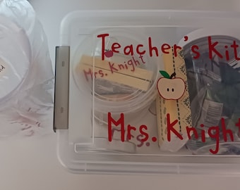 Customized Teacher's Kit, gift item for teachers, gift, present, kit, teachers, school, craft,