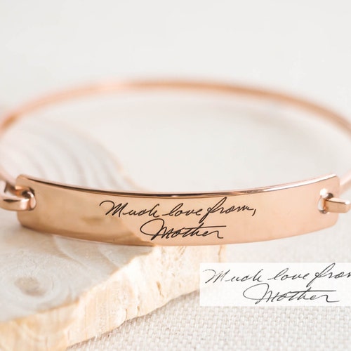 Handwriting Bracelet Custom Actual 