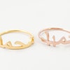 Handmade Personalized Arabic Calligraphy Ring With Zircon - Etsy