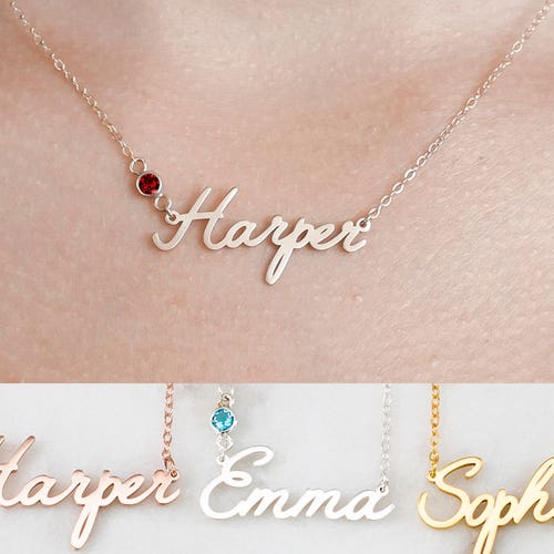 Custom Name Necklace Personalized Name 