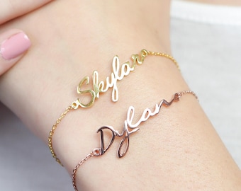 child name bracelet for mother