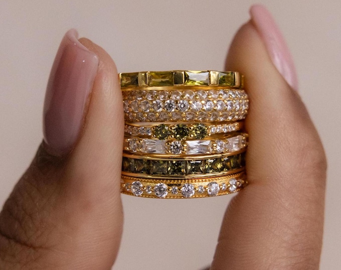 Stackable Rings - Etsy