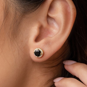 Vintage Birthstone Earrings by Caitlyn Minimalist • Statement Gemstone Stud Earrings • Birthstone Jewelry • Perfect Gifts for Mom • ER323