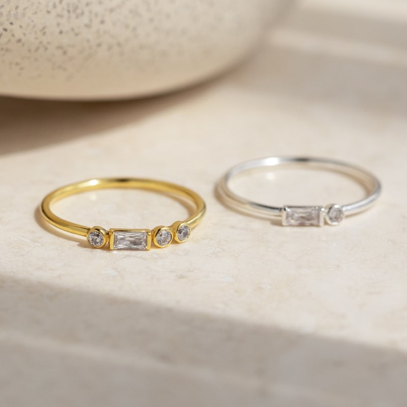 Initial Couple Rings - Etsy