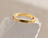 Augustine Phases of the Moon Ring by Caitlyn Minimalist Celestial Diamond Ring Dainty Stackable Boho Ring Celestial Jewelry RR068