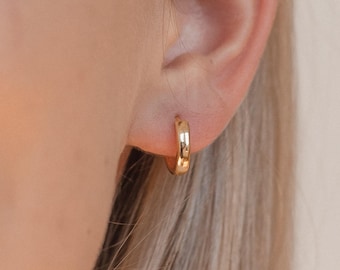 EDITOR II Huggie Earrings by Caitlyn Minimalist • Most Favorited Huggie Hoop Earrings • Perfect Simple Earrings • Birthday Gift • ER042
