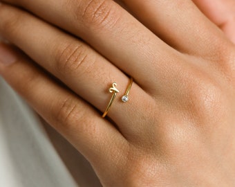 Zodiac Birthstone Ring by Caitlyn Minimalist • Zodiac Jewelry • Constellation Ring • Personalized Jewelry • Birthday Gift for Her • RM63F39