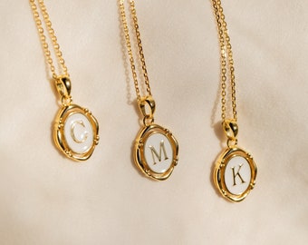 【CaitlynMinimalist】ミニパヴェイニシャルネックレス★ CaitlynMinimalist】人気！パヴェリンクネックレス18Kシルバー