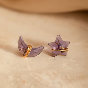 Baby amethyst earrings on sale