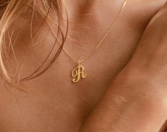 Collier initial minimaliste • Collier de lettres délicat • Collier prénom personnalisé par Caitlyn Minimalist • Cadeau de bijoux personnalisé • NM13F89