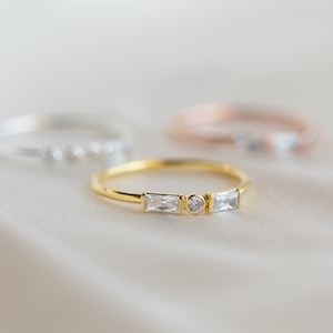 Initial Morse Code Ring by Caitlyn Minimalist Diamond Ring with Personalized Letter Cute Jewelry for Couples Anniversary Gift RM105 ROSE GOLD