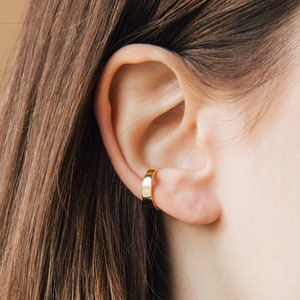 Ear Cuff Hoop Earrings by Caitlyn Minimalist • Trending Ear Cuffs, Minimalist Style • Ear Cuff No Piercing • Gift For Her • ER083