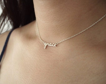 Best gift personalized small name necklace