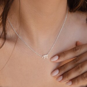 Initial Necklace by Caitlyn Minimalist • Custom Letter Necklace in Gold • Delicate Layering Necklace • Perfect for Everyday Wear • NM54F68