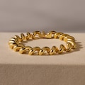 Twisted Chain Bracelet by Caitlyn Minimalist • San Marco Twist Bracelet in Gold • Modern Statement Jewelry • Gift for Girlfriend • BR100