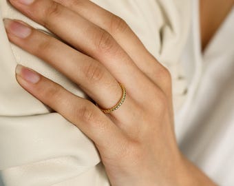 Twisted Stacking Ring by CaitlynMinimalist • Minimalist Ring • A Must Have Stacking Ring, Perfect for Everyday Wear • Birthday Gift • RR008