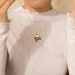 Pearl Locket Necklace by Caitlyn Minimalist • Silver Locket Pendant for ...