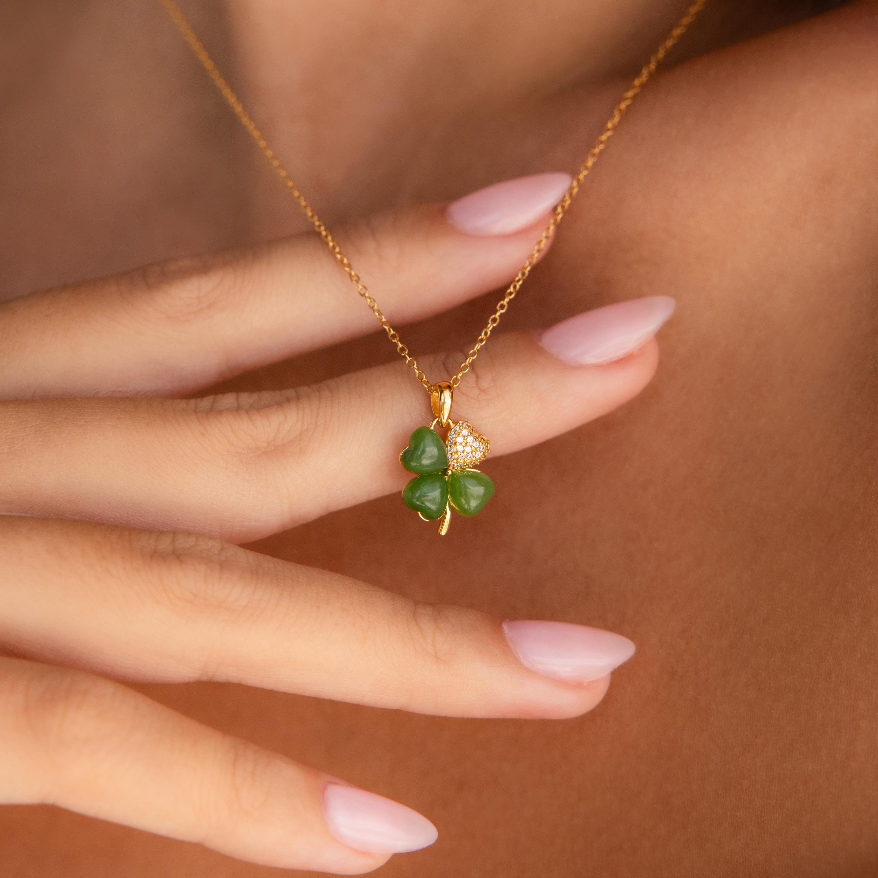 ★SURGERY★ surgery l clover emblem necklace SURGERY】l clover emblem necklace Shamrock Necklace 4 Four