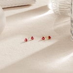 Ruby Stud Earrings