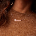 Perfect Gift for Her • Minimalist Name Necklace by CaitlynMinimalist in Sterling Silver & Gold • Accessories for Mom • NH02F66