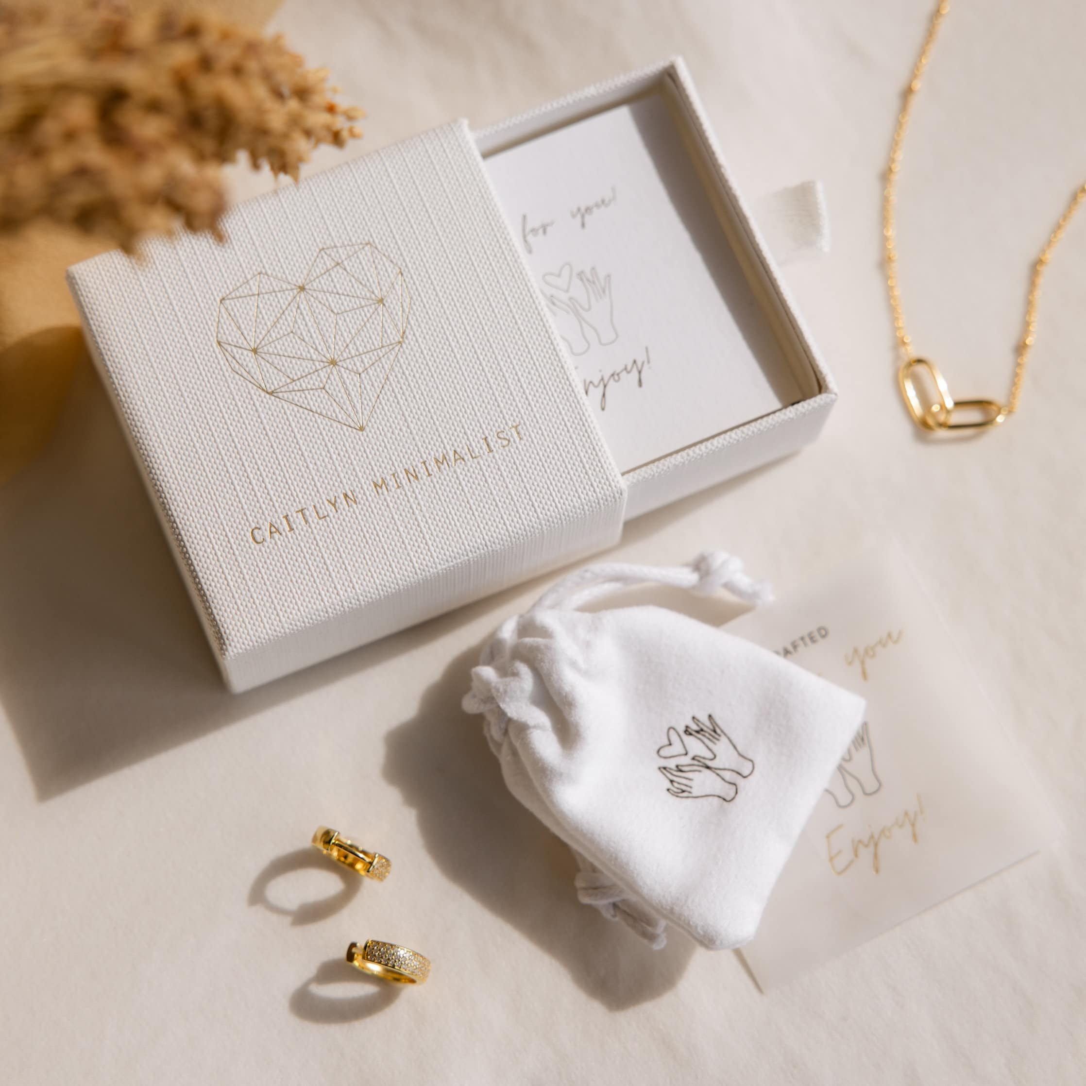 Ivy Flower Blue Earrings by Caitlyn Minimalist • Floral Hoop Earrings, Dangling Charm Huggies, & Stud Earrings • Perfect Bridesmaid Gifts