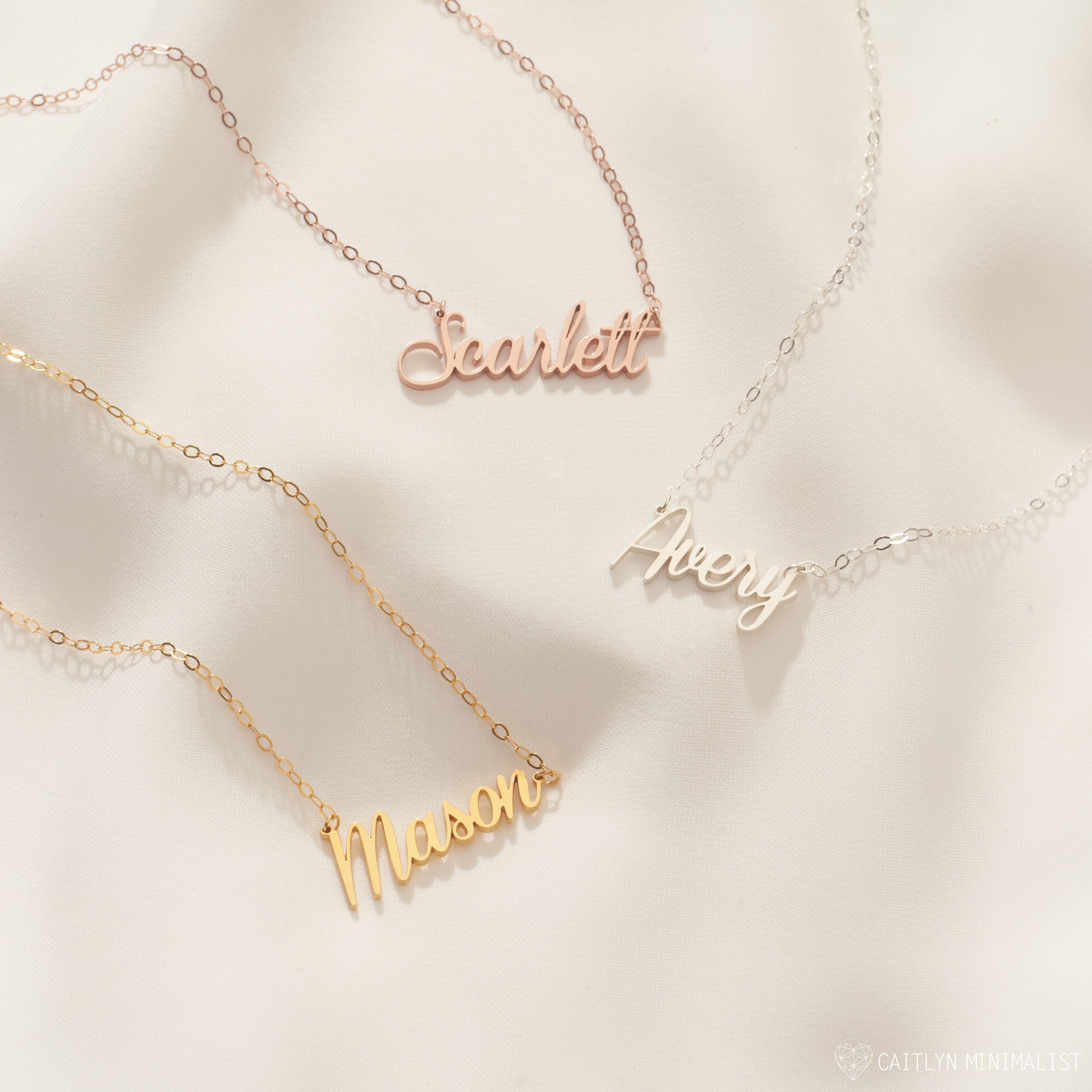 caitlyn minimalist handwriting ring