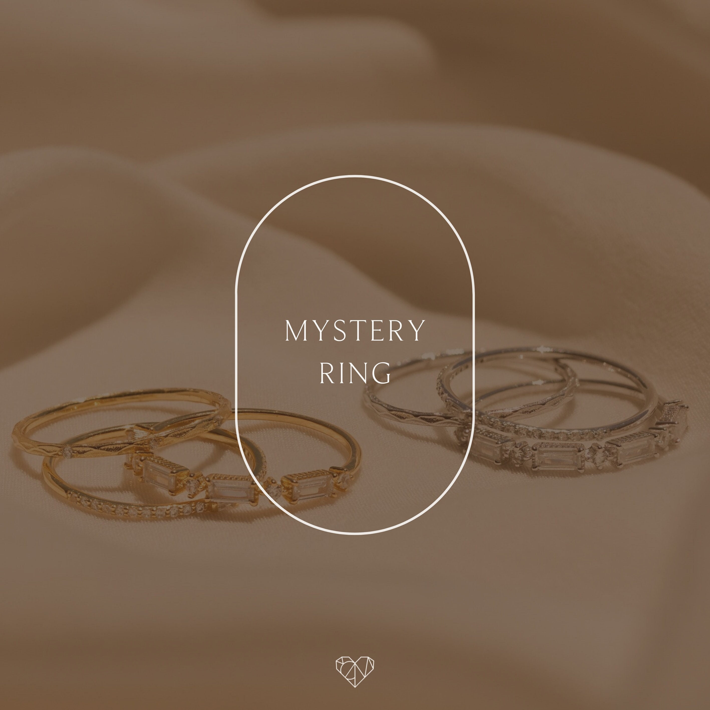 Mystery Ring by Caitlyn Minimalist • Dainty Stacking Ring