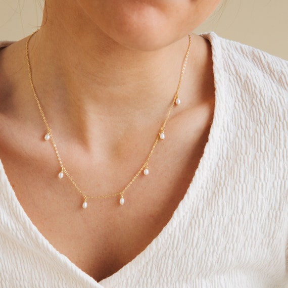 Station on sale pearl necklace
