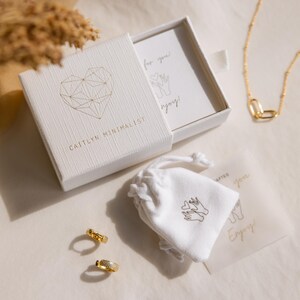 Lobster Clasp Extender Set by CaitlynMinimalist • Set of 2 Bracelet & Necklace Extenders in Gold • Minimalist Jewelry • Gift for Mom • XR045 image 11
