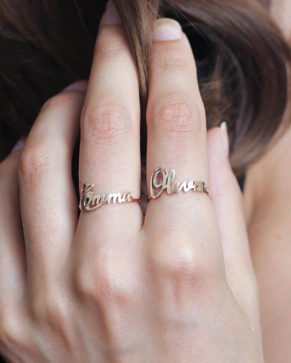 Custom Name Ring Personalized Children 