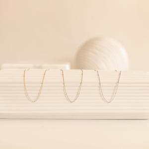 Satellite Necklace in Gold, Rose Gold, Sterling Silver by Caitlyn Minimalist • Minimalist Necklace • Layering Necklace • NR017 image 4