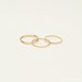Thin Stacking Rings • Set of 3: Midi Ring, Twist Ring, Lined Ring • Notched Ring • Thin Gold Rings • Pinky Ring • Minimalist Rings • RR070 