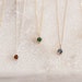 Dainty Birthstone Necklace by CaitlynMinimalist • Gemstone Necklace • Perfect Birthday Gift for Her • Gift for Mom • NM75
