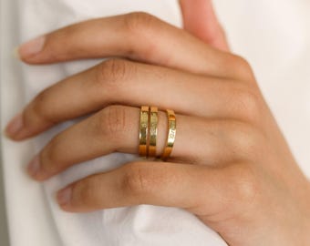Name Band • Custom Name Ring • Skinny Engraved Ring • Engraved Band Ring • Best Friend Gift • New Mom Gift • Mothers Ring • RM22NIF77