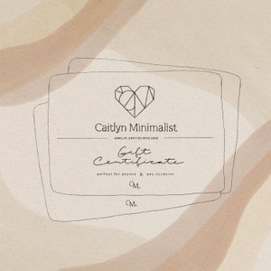 GIFT CARD by CaitlynMinimalist • GC111