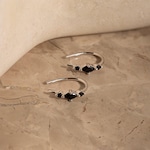 Silver Threader Earrings