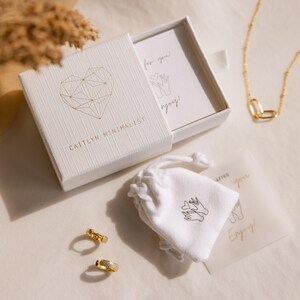 Signet Mood Rings by Caitlyn Minimalist • Statement Gemstone Rings in Bold & Mini • Cute Gold Y2K Jewelry • Perfect Birthday Gift for Sister image 10