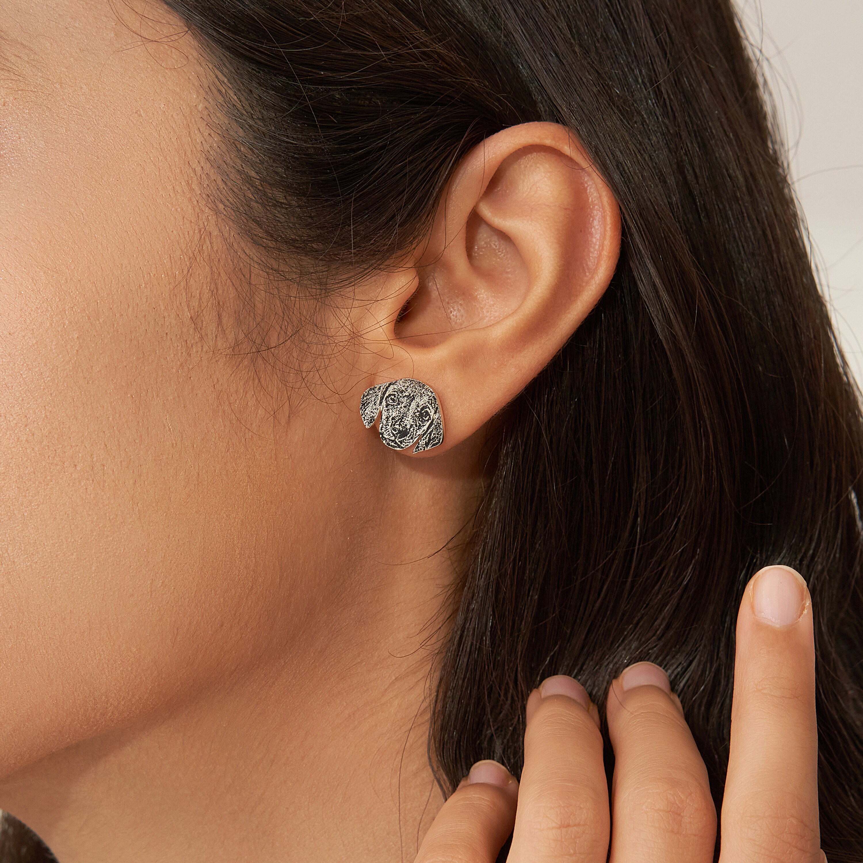 Custom Pet Earrings Your Pet Photo Earrings Pet Portrait Etsy