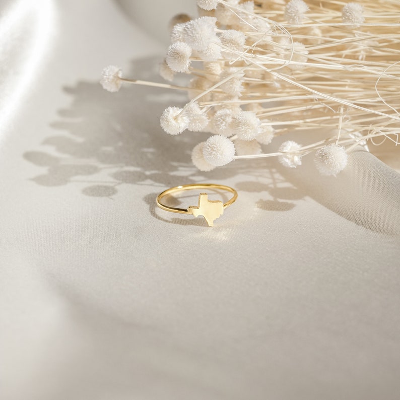 Custom State Ring \u2022 Custom City Ring \u2022 Sterling Silver State Initials Ring \u2022 Gifts for Her \u2022 MOTHER GIFTS \u2022 RM02