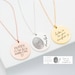 Handwriting Necklace • Custom Handwriting Jewelry • Signature Disc Necklace • Fingerprint Necklace • MOTHERS GIFT • Memorial Gift • NM20 