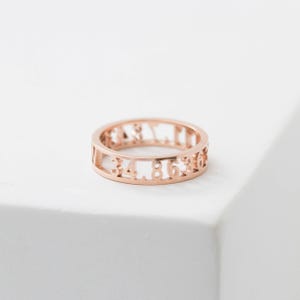 Coordinates Ring • Stacking Personalized GPS Ring • Latitude Longitude • Personalized Custom Location Jewelry • Birthday Gifts • RM03F30