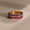 Lace Eternity Birthstone Ring by Caitlyn Minimalist • Dainty Infinity Gemstone Ring • Personalized Jewelry • Graduation Gift for Her • RR215