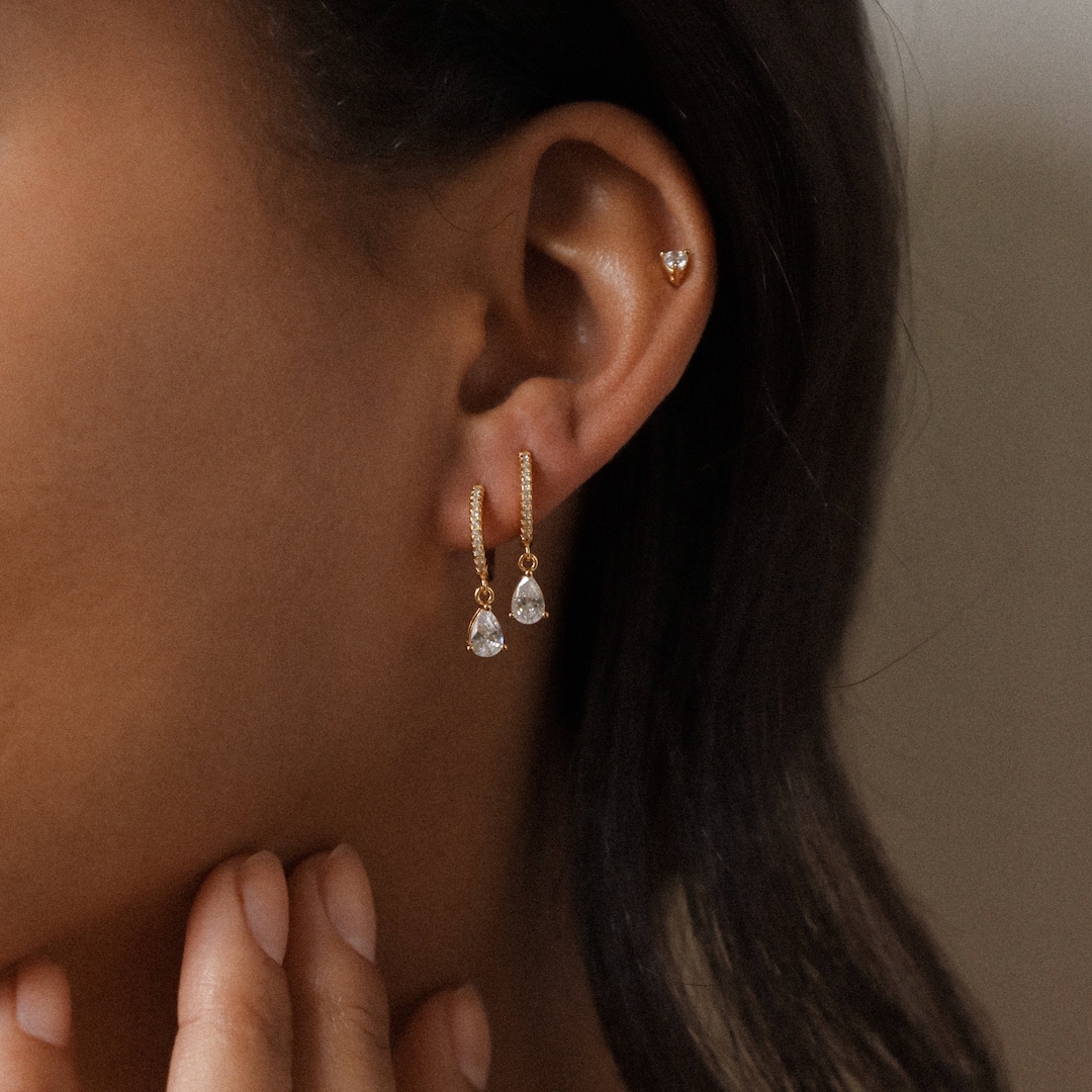 ピアス LAZY DAWN crush circle drop earring LAZY DAWN】crush circle drop earring E029〜ピアス☆2021SS