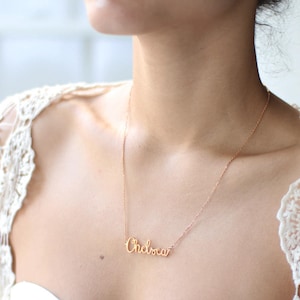 Personalized Name Necklace Customized Your Name Jewelry Best Friend Gift Gift for Her BRIDESMAID GIFTS Mother Gifts NH02F49 image 7