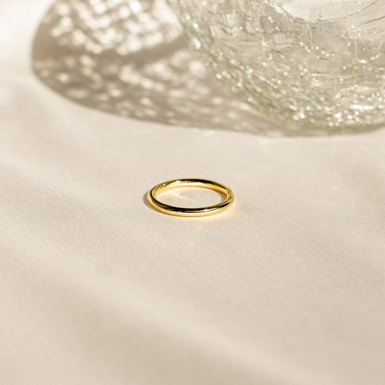 Minimal Stacking Ring Pinky Ring Stacking Gold Ring - Etsy